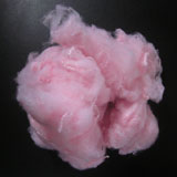 Colored polyester staple fiber