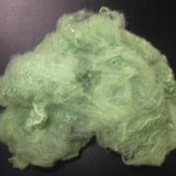 Colored polyester staple fiber